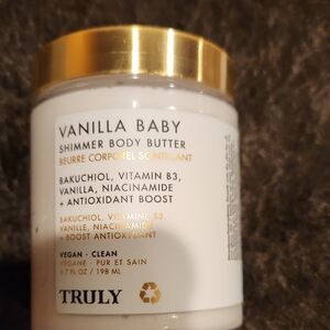 TRULY Vanilla Baby Shimmer Body Butter - Gold and White